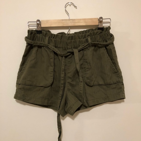 Garage tie front shorts - Picture 2 of 5